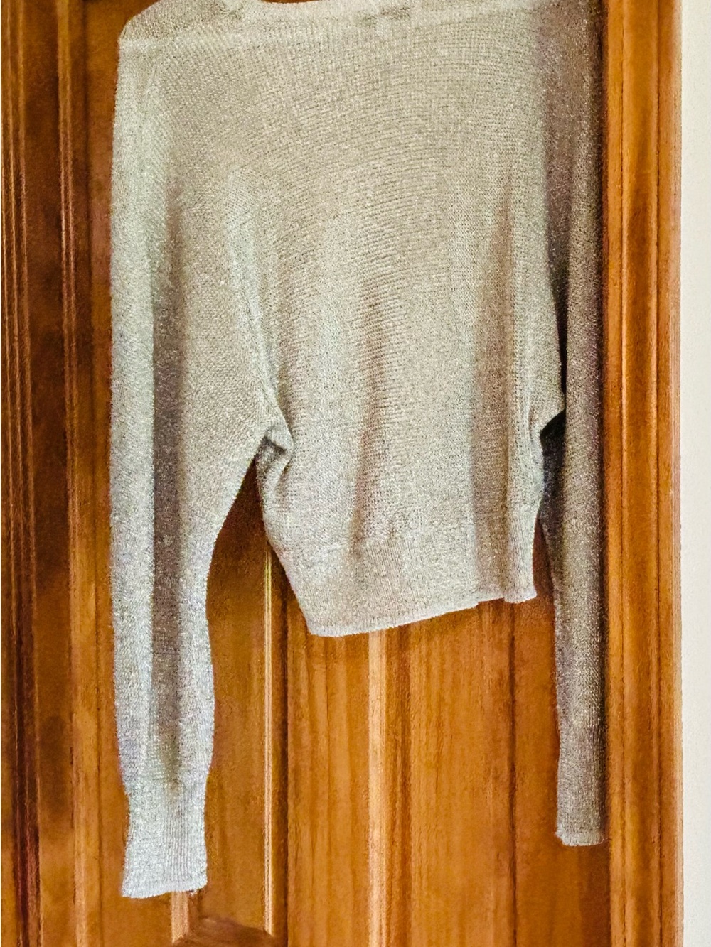 HYFVE Light Gold Metallic Crewneck Sweater - Picture 8 of 10